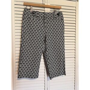 ANN TAYLOR Women's Size 8 Pants Dress Pants Stretch Mid Rise Capri Cropped MARGO